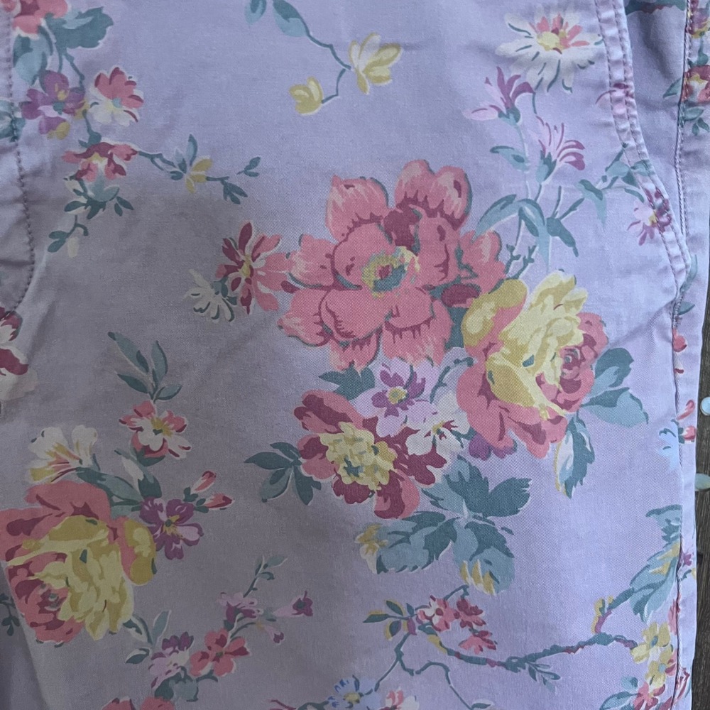 Abercrombie & Fitch Floral Shorts Men's 36 Summer Vacation Resort flat front - Picture 3 of 10